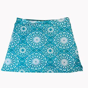 Tranquility Colorado Womens Small Athletic Skort Mandala With Shorts Blue Green